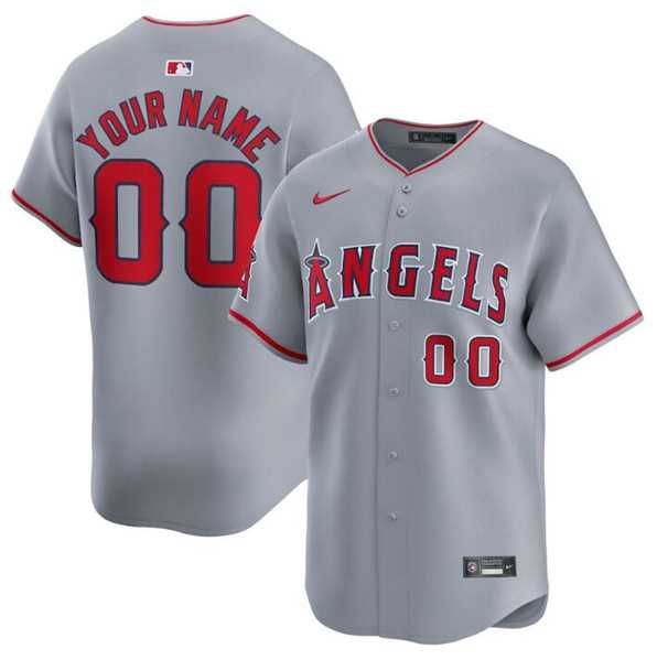 Men's Los Angeles Angels Active Player Custom Gray Away Limited Baseball Stitched Jersey,We sell and wholesale Men's Los Angeles Angels Active Player Custom Gray Away Limited Baseball Stitched Jersey on line form chian!